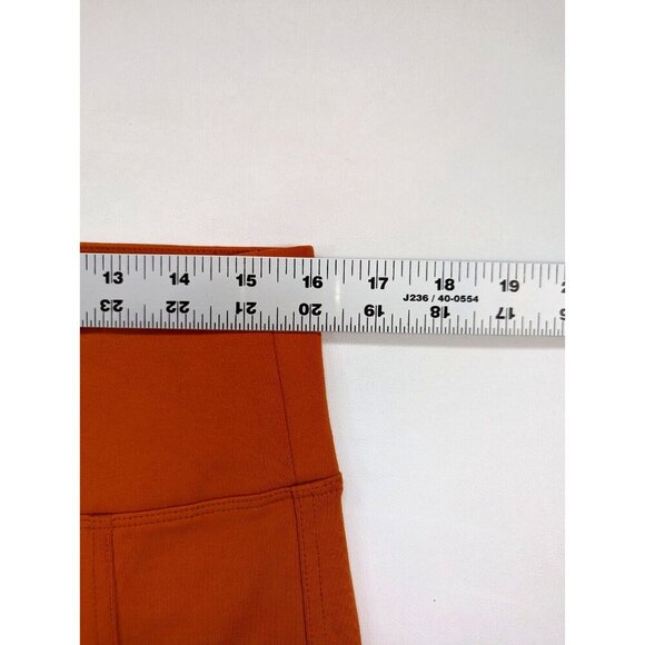 Athleta Delancey Straight Cargo Pant Size Large Foliage Orange - Picture 8 of 12